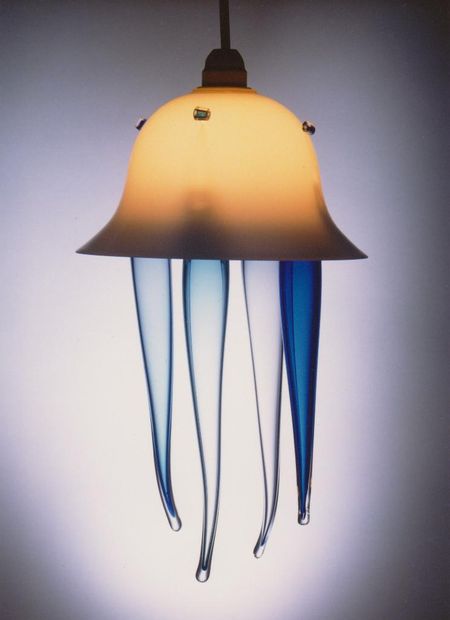 Lampe Méduse bleue